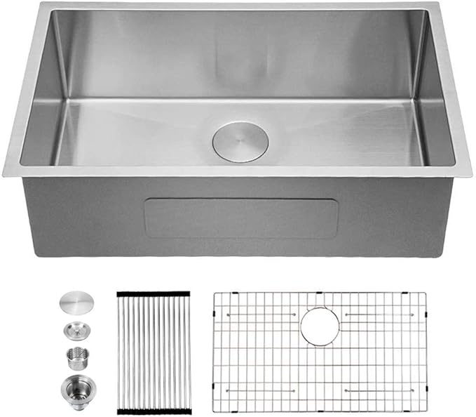 Stainless Steel Kitchen Sink - Sarlai 30 Inch Kitchen Sink Undermount ...
