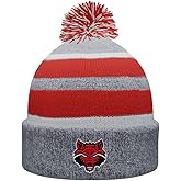 Sport Your Gear Arkansas State Red Wolves Winter Knit Pom Beanie – Officially Licensed Cold Weather Hat – A-State Fan Gear V2