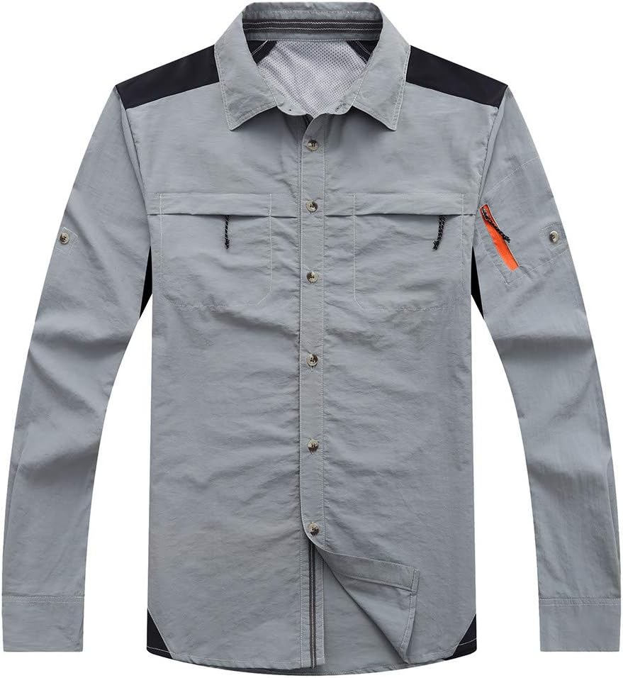 Fashion Mens Casual Loose Outdoor Sports Long Sleeve Turn Down Collar T-Shirts Tops Upper Outer Garment Blouses Leisure Blouse Tops Long Sleeve Shrit Coat Outwear Jacket