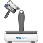 Triton Pet Hair Removal Tool w/Fur Trapping Compartment and Detachable Handle, 60% Smaller Storage Size, Reusable Shedding Ro