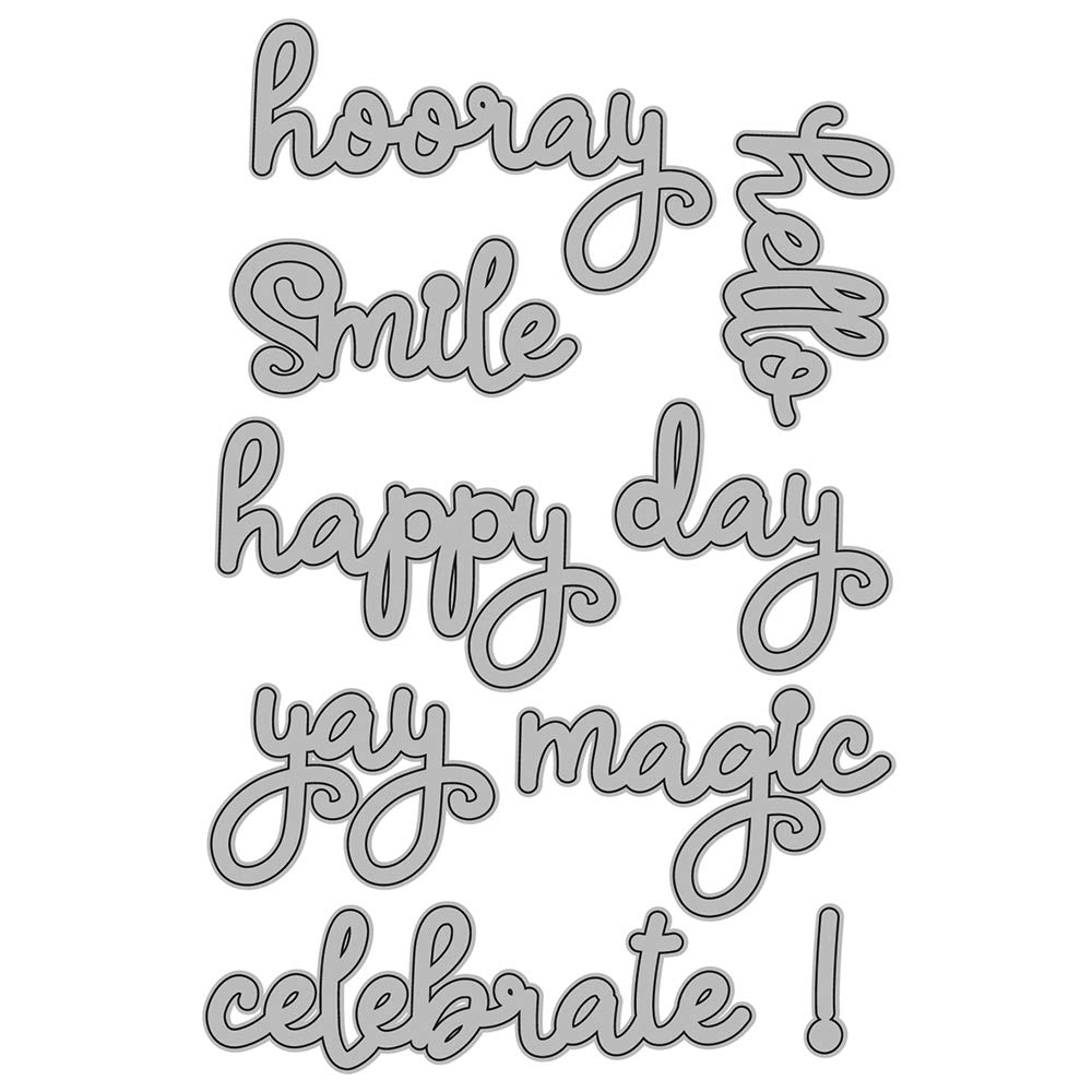 Simple Stories Metal Cutting and Embossing Die, Grey, Medium