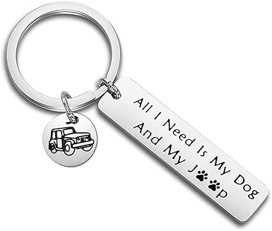 dog dad keychain