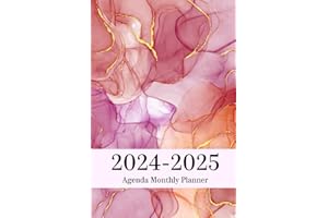 Agenda 2024 2025 Monthly Planner Canada: Effortlessly plan your days with our Two-Year Schedule Organizer covering January 20