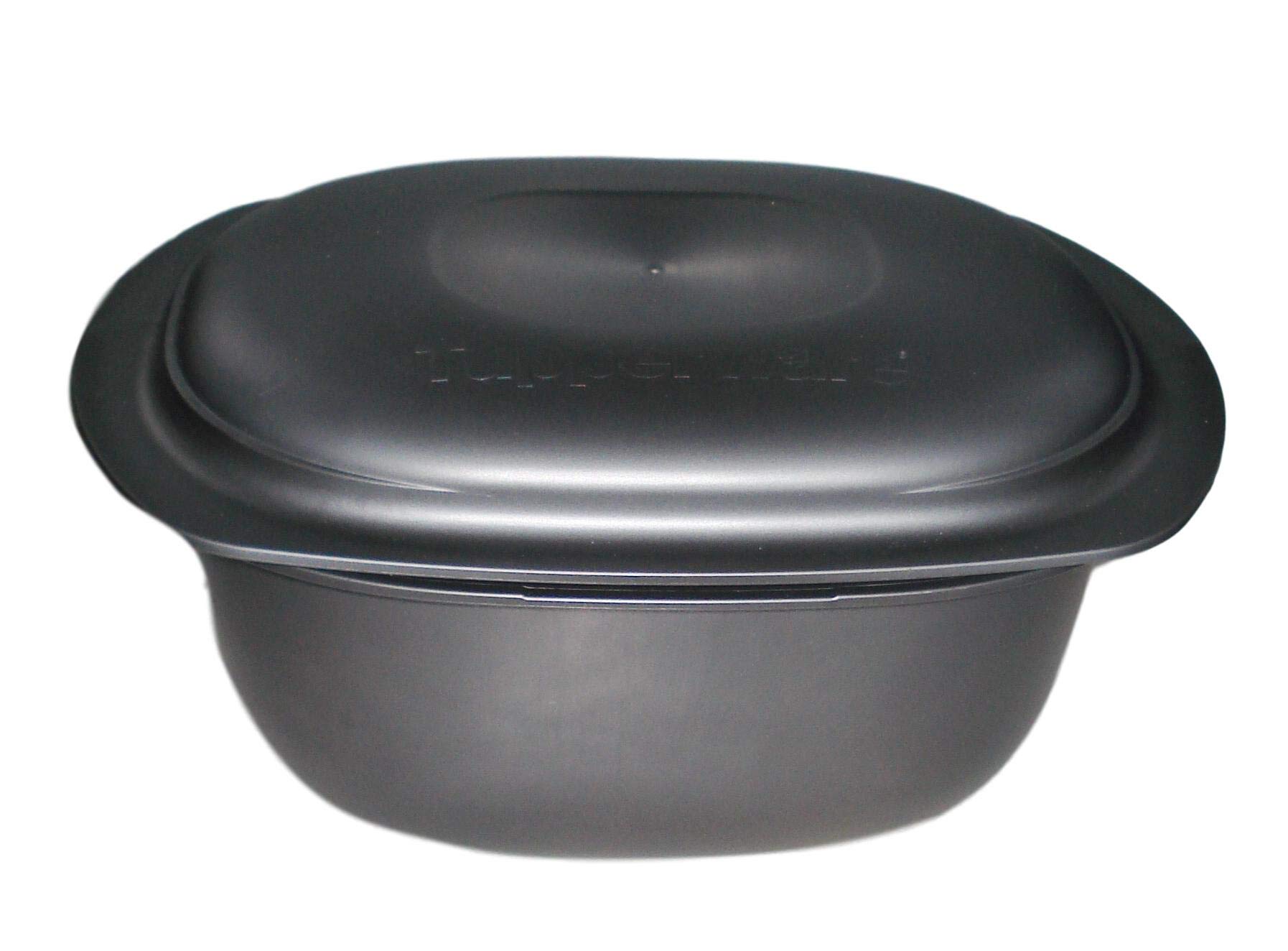 Tupperware UltraPro 3 5L Casserole Baking Dish, Baking Dish + Lid 31 9681, Aluminium, black, 30 x 22 cm x 11.7 cm 2 Units