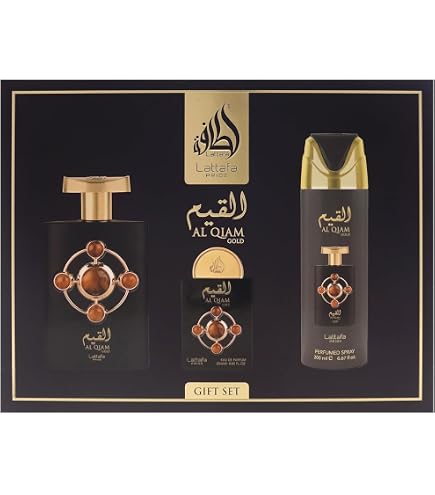 Amazon.com : Lattafa Pride Tharwah Gold For Unisex 3 Piece Gift