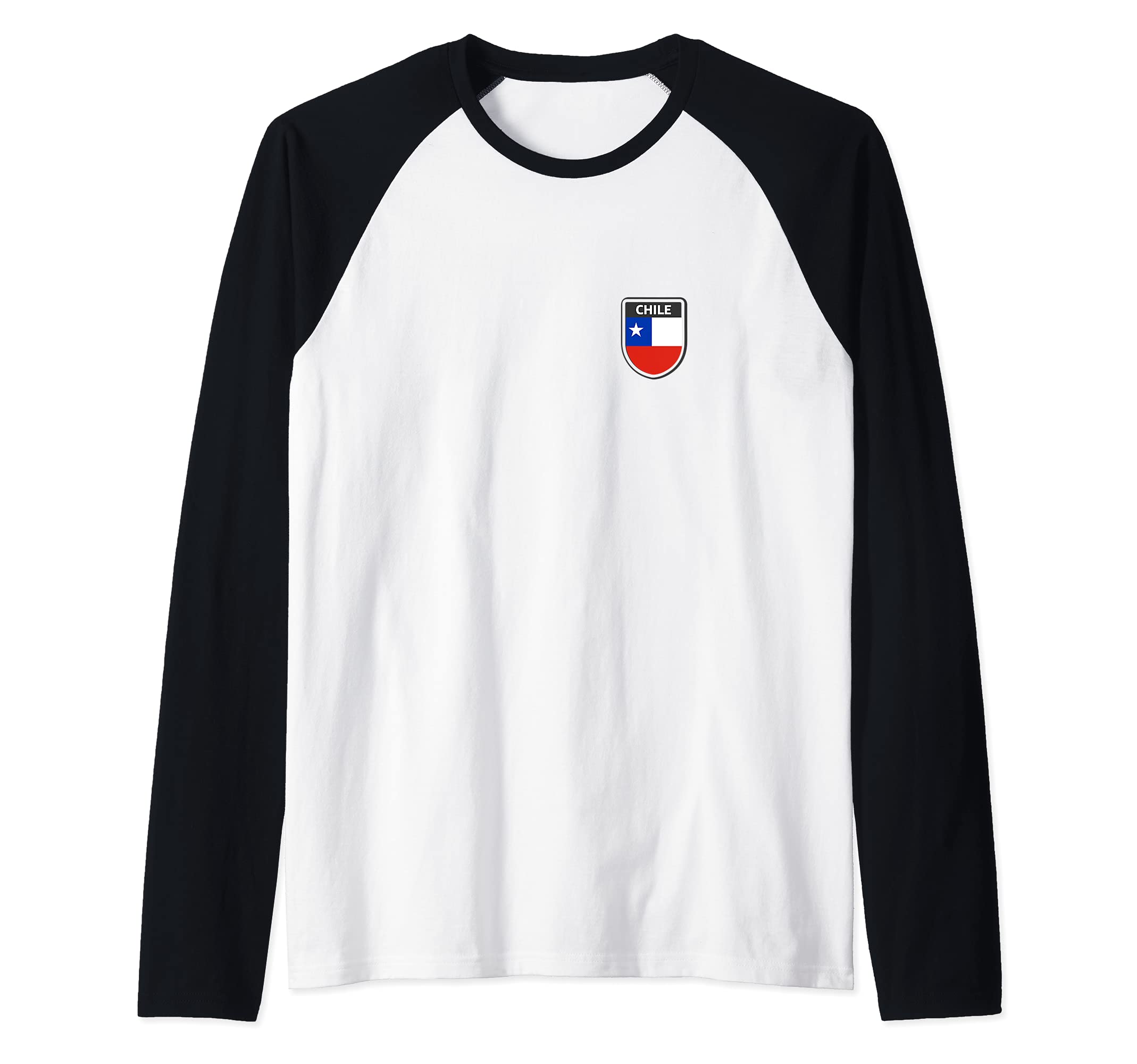Flag Chile Raglan Baseball Tee