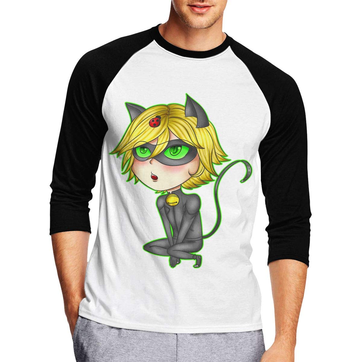 Amazoncom Students Miraculous Ladybug Chat Noir Baseball 3