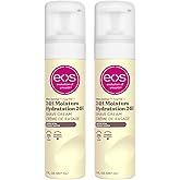 eos Shea Butter Shave Cream- Vanilla Bliss, 24H Moisture, 7 fl oz, 2 Pack | Made with Aloe Vera, Glycerin, &amp; Sunflower Seed Oil,100% Vegan &amp; Cruelty Free, Reduces Irritation, Non-foaming Cream