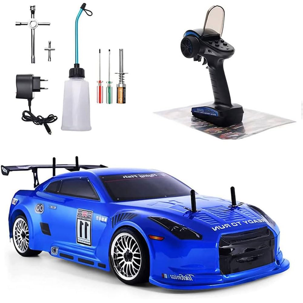 BINGXMF Nitro RC Cars 1/10 Two Speed Nitro Gas