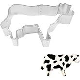 R&M Cow 3.75" Cookie Cutter in Durable, Economical, Tinplated Steel