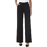 iChosy Womens High Waist Wide Straight Leg Trousers Casual Slacks Dress Pants with Pockets