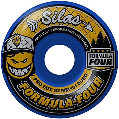Spitfire F4 Silas 101D Ltd Set of 4 Skateboard Wheels 53 mm