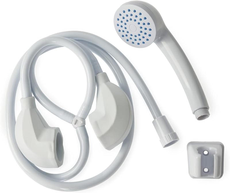 Blue Canyon Apollo Shower Spray White Bath Tap Attachment Push-On Fitting Upto