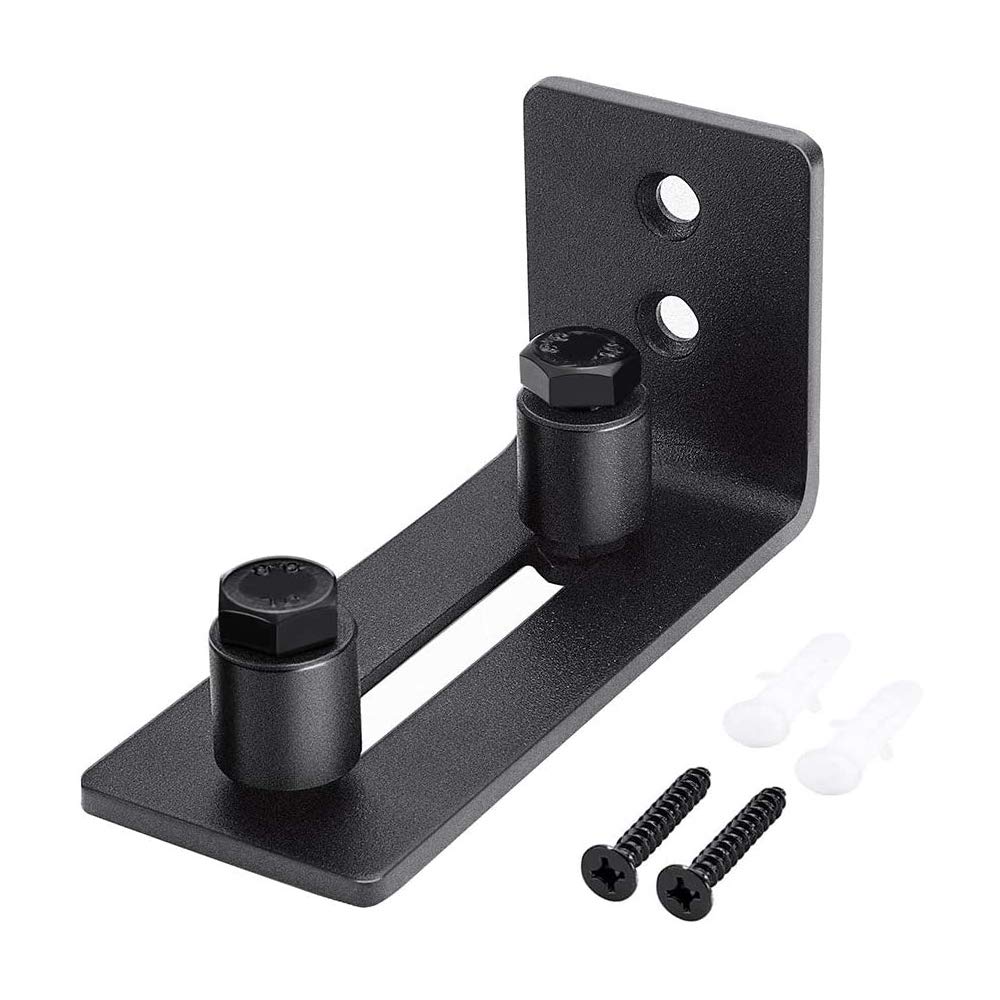 Shiwaki Sliding Barn Door Bottom Floor Guide,Adjustable Roller,Wall Mount System,Flush Flat Bottom Design