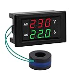 DROK Volt Amp Meter, AC 500V 100A Digital Voltmeter