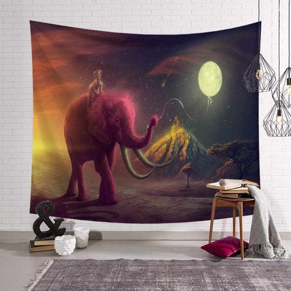QAZX Tapiz Tapiz de Elefante Tapiz de Pared pa?o Grande Manta