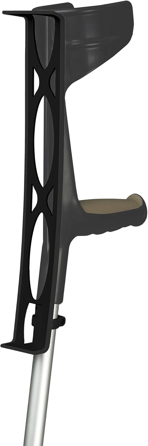 Soporte de muleta StayPlus para muletas que caen - Soporte de muleta Accesorios de muletas Ayudante de Muleta Soporte para bastones Ayuda para la gente mayor y usuarios 3 colores (Negro)