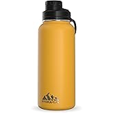 Hydrapeak 32 oz Insulated Water Bottle with Chug Lid - Reusable Leak Proof Stainless Steel Water Bottles, Double Wall Vacuum Insulation | 24 Hours Cold and 12 Hours Hot