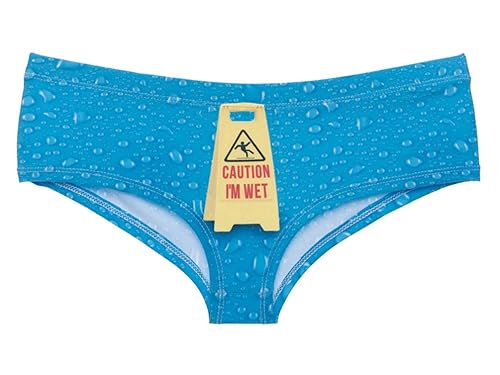 Naughty Boy Shorts Panties for BAD Girls - Sexy Funny Novelty Women's 3D  Printed Cheeky Hipster Underwear… (Small, Im Wet) in Saudi Arabia