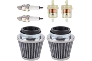 AloneGoer 38mm 1.5" Motorcycle Air Filter for 50cc 70cc 90cc 110cc 125cc 150cc GY6 QMB139 Atv Scooter Quad Go Kart Moped Pit Dirt Bike Parts