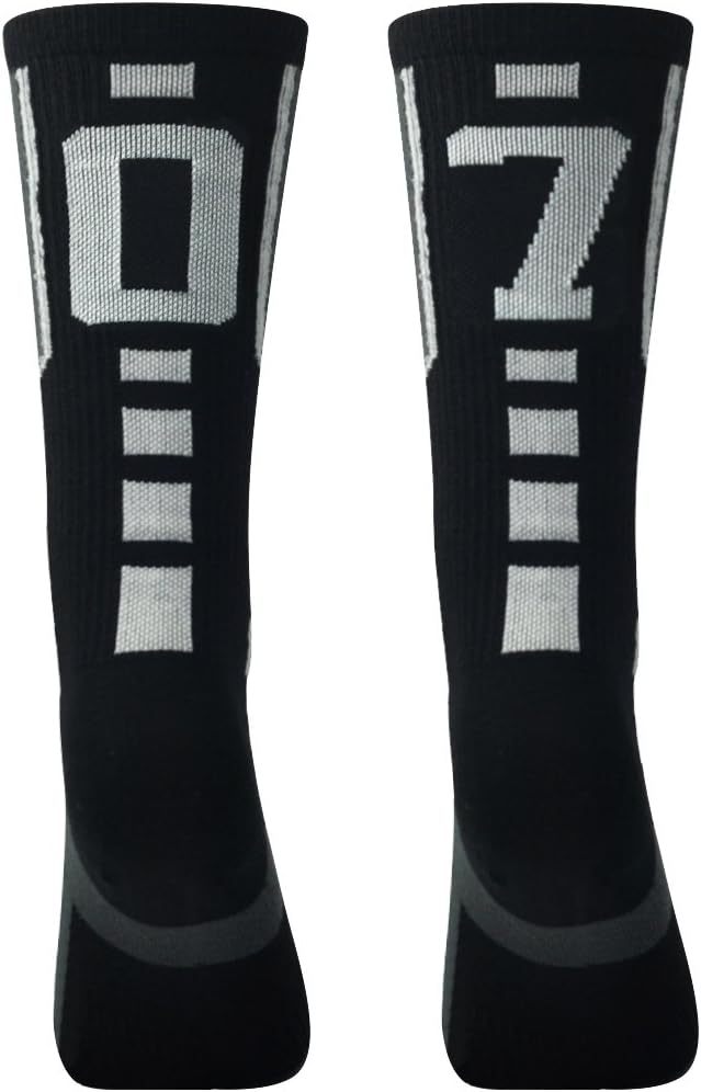 Soccer Socks, Comifun Adults Teens Athletic Player Custom Team Number ID Socks Football Socks 1 Pair