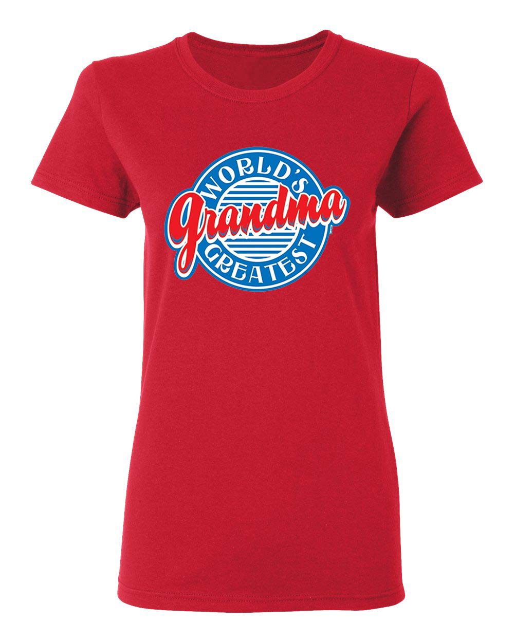 World's Greatest Grandma Colorful For Crew Neck Tee T Shirt