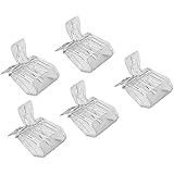 UEETEK Transparent Plastic Clip Queen Bee Cage Catcher 5Pcs