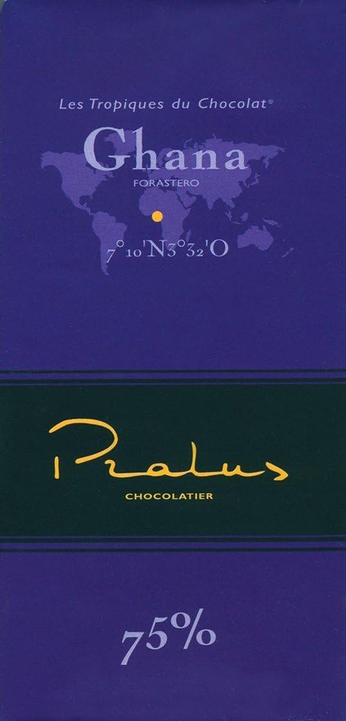 Pralus Ghana, 75% Dark Chocolate bar