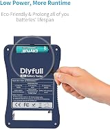 DLYFULL Battery Tester Universal LCD Checker for AA AAA CR2032 CR123A 9V view 5