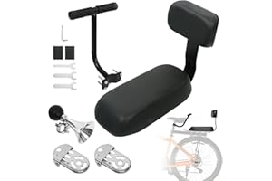 Child Bike Rear Seat Bike Back Seat with Backrest Child Bicycle Rear Seat Bicycle Rear Back Seat Cushion Bike Back Seat Safet