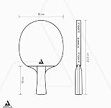 JOOLA Duo PRO Table Tennis Set 2 Bats 3 Balls with Cover Red Black 6 Pieces view 7