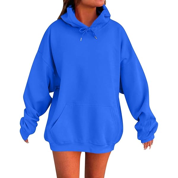 トップス NEW FLAG OVERSIZE SWEAT HOODIE - L.BLUE Women's Hot Pink Hoodie, Oversized Hoodies for Women Winter
