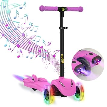 patinete tres ruedas con luces
