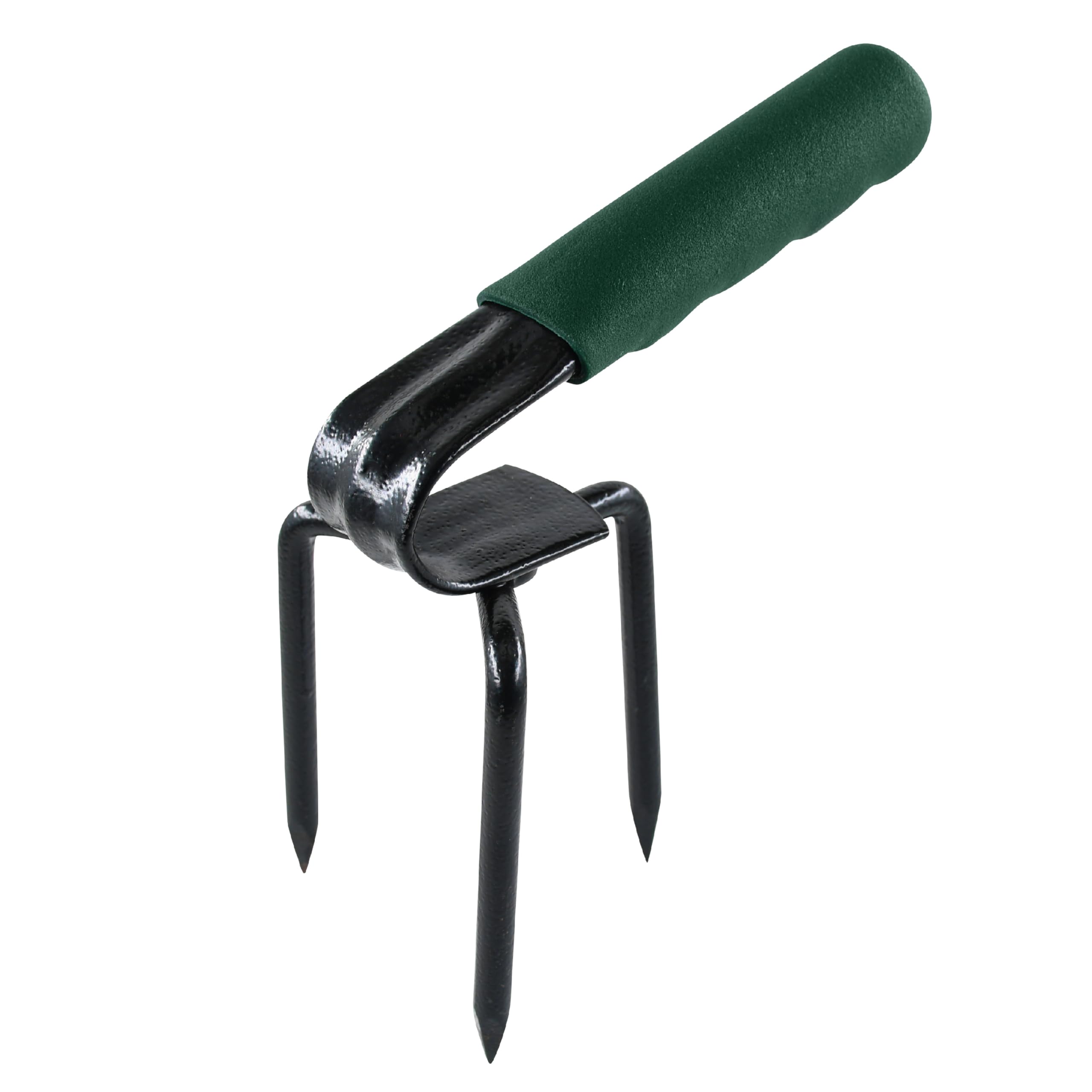 Faithfull Essentials Mini-Prong Hand Cultivator, Carbon Steel Garden Claw for Breaking Up Soil in Pots, Flower Beds & Vegetable Patches