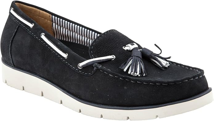 gabor ladies navy shoes