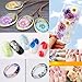 3X (72pieces) Lace Flower 2-2.5cm Natural Dried Flowers Pressed Herbarium Flower Nail Sticker Resin Filler (Mixed Color)
