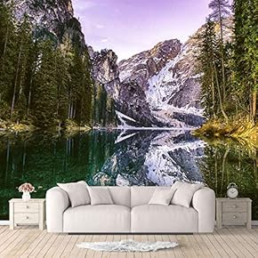 Wall Murals for Bedroom Beautiful Nature Norway Natural Landscape Large Removable Wallpaper Peel and Stick Wall Stickers - 66x96 inches