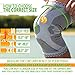 Knee Brace for Meniscus Tear, Arthritis - Patella Stabilizer Knee Braces for Men Women Kids - Compression Knee Brace for Running, Volleyball - Knee Support Sleeve Crossfit, Powerlifting - Gray, M