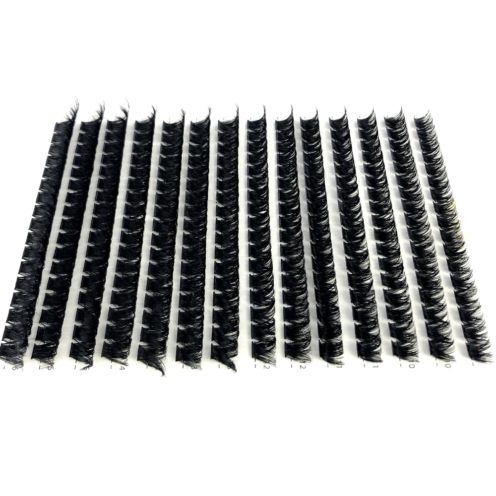 HBZGTLAD 30D/40D/50D/60D/80D /100D Mink Eyelashes 280 Bundles Natural Eyelash extension 3D Russia Volume Individual Eyelash Cluster Makeup Tools Lashes（100D-0.07mm-D Curl-MIX）
