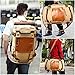 Ibagbar Canvas Backpack Travel Bag Hiking Bag Camping Bag Rucksack