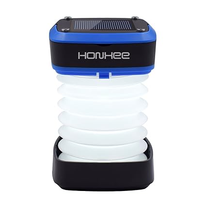 Honxee Led Camping Lantern Solar Rechargeable Lights With Solar