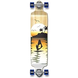 Yocaher Longboard Skateboard Complete Drop Down