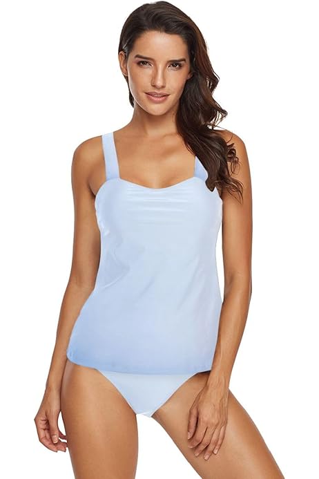 Tankini Amazon Bikini Piezas Mujer Tankini De Rayas (Poliéster