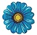 Sunflower Rug for Kitchen Bathroom Bedroom Living Room - Hand Woven Round Flower Floor Mat Modern Area Rugs Runner, Blue