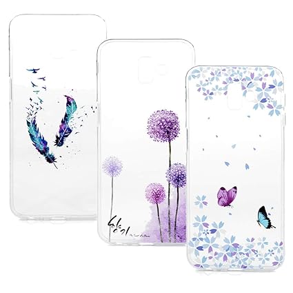 A7 Handyhülle Vogu'SaNa Handytasche Kompatible mit Samsung Galaxy A7 2018 Hülle Case Cover Silikon Transparent Tasche Durchsi
