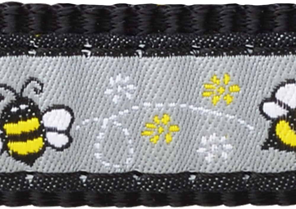 Red Dingo Classic Dog Harness Design, Bumble Bee Black, Large 25mm - Image 4
