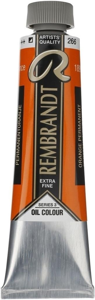 Rembrandt Paint Oil PERM, Permanent Orange, One Size