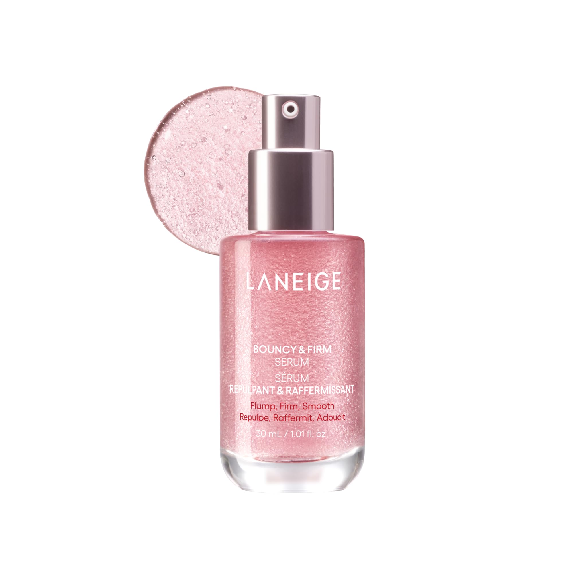 Photo 1 of LANEIGE Bouncy & Firm Serum: Korean Slow Aging Collagen Serum with Peptides for Plumping, Firming, & Hydrating