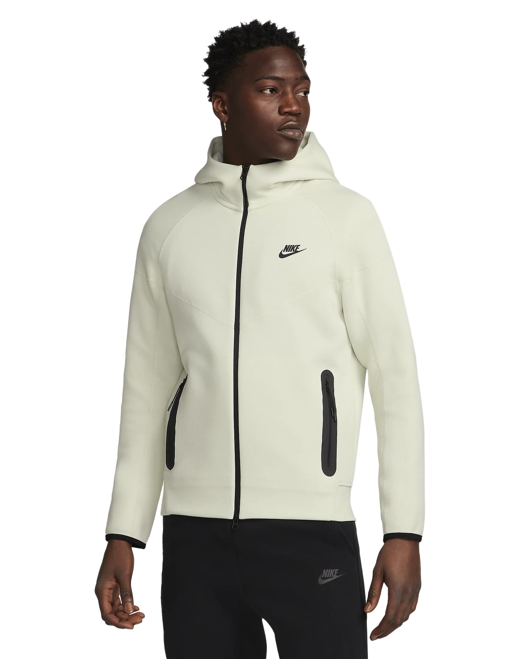 all white tech fleece