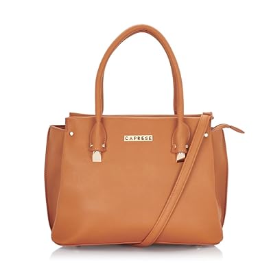 Caprese Christine Womens Tote Bag (Saddle)